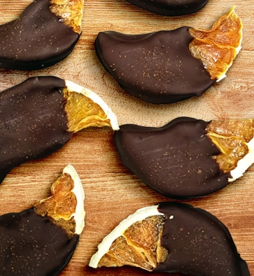 Конфеты "Апельсин в тёмном шоколаде"